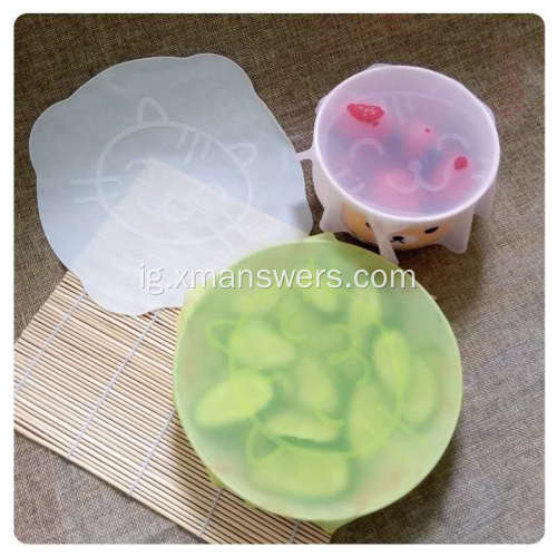 Food ọkwa gbatịa silicone Kechie nri ihe nkiri set